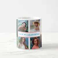 Family Summer Photo Collage with 6 Photos ☀️ Coffee Mug