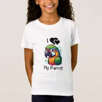 Pixel Art | Love My Parrot T-Shirt