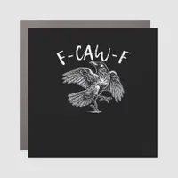 F-Caw-F Crow Retro Classic Car Magnet
