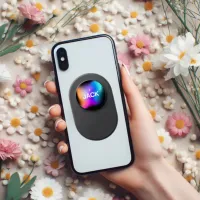 Gradient Glowing Neon Popgrip PopSocket