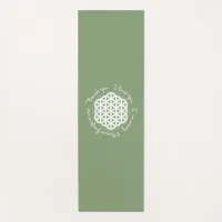 Flower of Life Ho'oponopono Yoga Mat