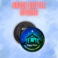 Nativity Scene - Happy Easter | Bottle Opener