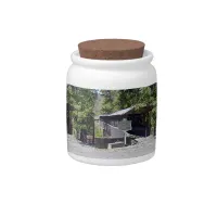 Clarkson Covered Bridge Alabama  Candy Jar