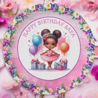 Ballet Themed Girl's Birthday Party Paper Plates