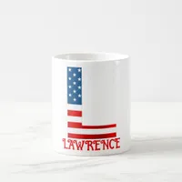 4th Of July Monogram Personalized Coffee Mug