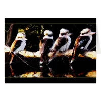 Kookaburra Bird Choir Card