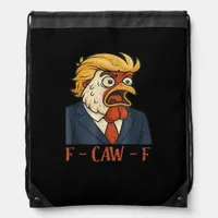 F Caw F Funny Chicken Classic Vintage Cool Style Drawstring Bag