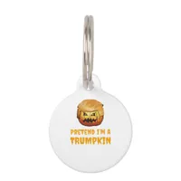 Trumpkin Pumpkin Pet ID Tag