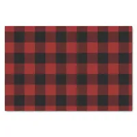 Lumberjack Red Buffalo Plaid Tissue Paper