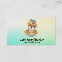 *~* Puppy Dog Breeder Walker Day Care Business Card