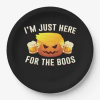 Trumpkin Just For The Boos Halloween Costume Paper Plates