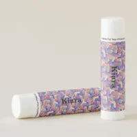 Watercolor Pattern Personalized Lip Balm