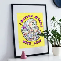 Healing Mother's Day Coloring Poster