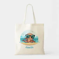 Cute cartoon of Starfish at the Sea | Kids Tote Bag