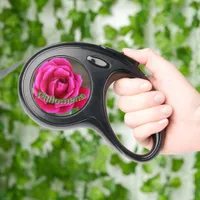 Vibrant Fuchsia Pink Rose Blossom Makro Case-Mate  Retractable Pet Leash