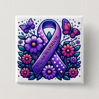 Mast Cell Activation Syndrome MCAS Warrior Button