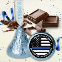 Police Graduation Retirement Party Personalized  Hershey®'s Kisses®