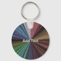 Circular Gradient Earthy Rainbow Keychain