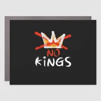 No King Funny Quote Retro Creative Style Car Magnet