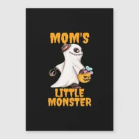 Moms Little Boo Monster Funny Graphic