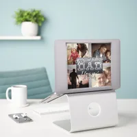 4 Photo - Happy Father’s Day Metal Theme Sticker
