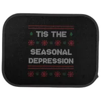 Tis Seasonal Depression Meme Quote Car Floor Mat