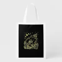Goblincore Aesthetic Cottagecore Academia Mushroom Grocery Bag