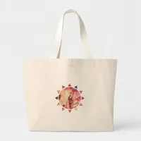 Save the Elephants, Baby Eelephant Sunshine Large Tote Bag