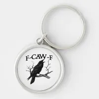 F-Caw-F Classic Vintage Graphic Keychain