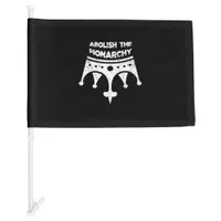 Abolish Anti No Kings In America Bumper Classic Car Flag