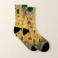 Famous Art Painting "The Kiss" Gustav Klimt Socks