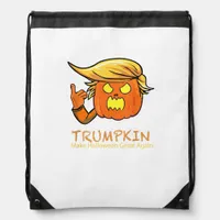 Halloween Trumpkin Funny – Classic Costume Design Drawstring Bag