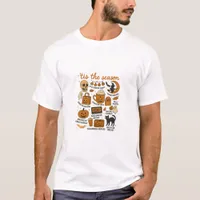 Retro Tis The Season Halloween Season Fall T-Shirt