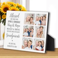 Grandparents Photo Collage Plaque