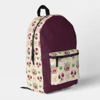 Adorable Dog Pattern  Printed Backpack