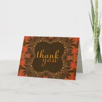 Organic Thank You Gracias Merci Danke Card