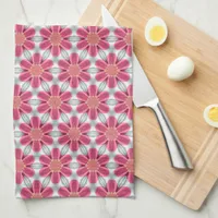 Sweet Pink daisy Pattern Kitchen Towel