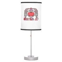 Af Skeleton Hands Valentines Day Classic Table Lamp