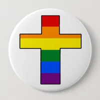 Rainbow Cross Button