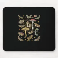 Cottagecore Aesthetic Mushroom Frog Butterfly Gobl Mouse Pad