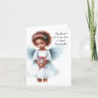 Angel Protection Sympathy Grief Cancer Illness Thank You Card