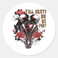 Till Death Do Us Part Essential – Spooky Soulmate  Classic Round Sticker