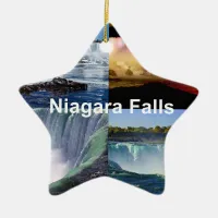 Niagara Falls New York Photo Views Ceramic Ornament