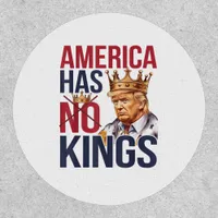 No Kings In America Funny America Has No King Poli Patch
