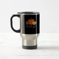 Fall Cute Halloween Pumpkin Thanksgiving It’s Fall Travel Mug