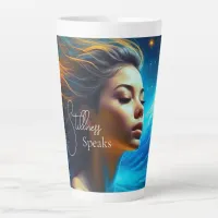 Stillness Speaks | Meditation Celestial Art Latte Mug