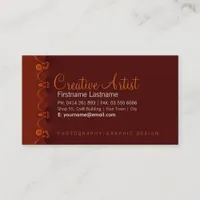 Creative Artist Business Card