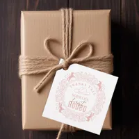 Pink First Rodeo Birthday Favor Tags – Cowgirl Tha