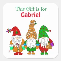 This Gift is For, Personalized Christmas Gift Tags