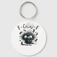 F-Caw-F Classic Retro Style Keychain